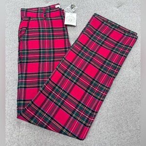 NWT TBBC PREP School Pants - CHRISTMAS Flannel Society Prep Plaid/Nantucket NAVY